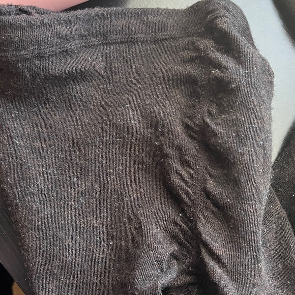 Smartwool Girl’s Black brown Wool Blend footed Tights Size small - Picture 4 of 8